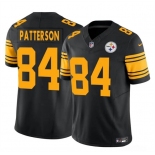 Men's Pittsburgh Steelers #84 Cordarrelle Patterson Black 2024 F.U.S.E. Color Rush Limited Football Stitched Jersey