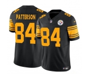 Men's Pittsburgh Steelers #84 Cordarrelle Patterson Black 2024 F.U.S.E. Color Rush Limited Football Stitched Jersey