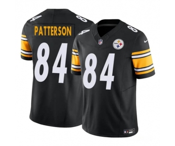 Men's Pittsburgh Steelers #84 Cordarrelle Patterson Black 2024 F.U.S.E. Vapor Untouchable Limited Football Stitched Jersey