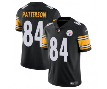 Men's Pittsburgh Steelers #84 Cordarrelle Patterson Black Vapor Untouchable Limited Football Stitched Jersey