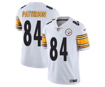 Men's Pittsburgh Steelers #84 Cordarrelle Patterson White Vapor Untouchable Limited Football Stitched Jersey