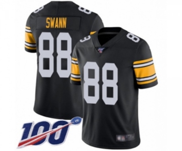 Men's Pittsburgh Steelers #88 Lynn Swann Black Alternate Vapor Untouchable Limited Player 100th Season Football Jersey