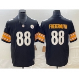 Men's Pittsburgh Steelers #88 Pat Freiermuth Black 2023 FUSE Vapor Limited Stitched Jersey