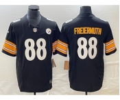 Men's Pittsburgh Steelers #88 Pat Freiermuth Black 2023 FUSE Vapor Limited Stitched Jersey