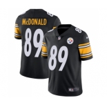 Men's Pittsburgh Steelers #89 Vance McDonald Black Vapor Untouchable Limited Stitched NFL Jersey