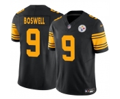 Men's Pittsburgh Steelers #9 Chris Boswell Black 2024 F.U.S.E. Color Rush Limited Football Stitched Jersey