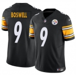 Men's Pittsburgh Steelers #9 Chris Boswell Black 2024 F.U.S.E. Vapor Untouchable Limited Football Stitched Jersey