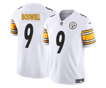 Men's Pittsburgh Steelers #9 Chris Boswell White 2024 F.U.S.E. Vapor Untouchable Limited Football Stitched Jersey