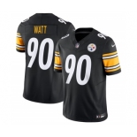 Men's Pittsburgh Steelers #90 T.J. Watt Black 2023 F.U.S.E. Vapor Untouchable Limited Stitched Jersey