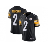 Nike Pittsburgh Steelers #2 Mason Rudolph Black Team Color Men Stitched NFL Vapor Untouchable Limited Jersey