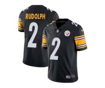 Nike Pittsburgh Steelers #2 Mason Rudolph Black Team Color Men Stitched NFL Vapor Untouchable Limited Jersey