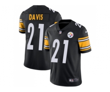 Nike Pittsburgh Steelers #21 Sean Davis Black Team Color Men Stitched NFL Vapor Untouchable Limited Jersey