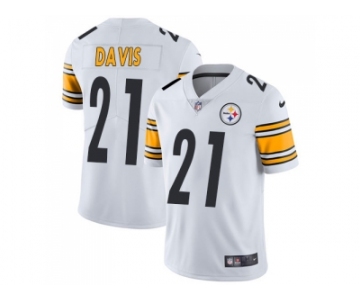 Nike Pittsburgh Steelers #21 Sean Davis White Men Stitched NFL Vapor Untouchable Limited Jersey