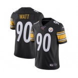 Nike Steelers 90 T.J. Watt Black 100th Season Vapor Untouchable Limited Jersey