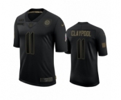 Pittsburgh Steelers #11 Chase Claypool Black 2020 Salute to Service Limited Jersey