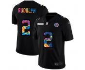 Pittsburgh Steelers #2 Mason Rudolph Men's Nike Multi-Color Black 2020 NFL Crucial Catch Vapor Untouchable Limited Jersey