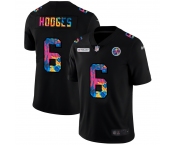 Pittsburgh Steelers #6 Devlin Hodges Men's Nike Multi-Color Black 2020 NFL Crucial Catch Vapor Untouchable Limited Jersey