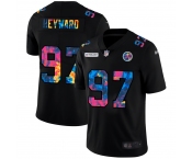 Pittsburgh Steelers #97 Cameron Heyward Men's Nike Multi-Color Black 2020 NFL Crucial Catch Vapor Untouchable Limited Jersey