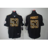 nike nfl jerseys pittsburgh steelers #53 pouncey black[nike impact limited]