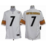 nike nfl jerseys pittsburgh steelers #7 roethlisberger white[nike limited]