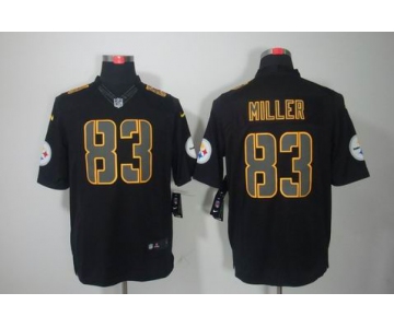 nike nfl jerseys pittsburgh steelers #83 miller black[nike impact limited]