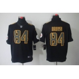 nike nfl jerseys pittsburgh steelers #84 brown black[nike impact limited]