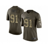 nike nfl jerseys pittsburgh steelers #91 stephon tuitt army green[nike Limited Salute To Service][tuitt]