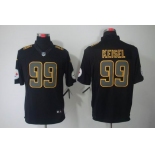 nike nfl jerseys pittsburgh steelers #99 keisel black[nike impact limited]