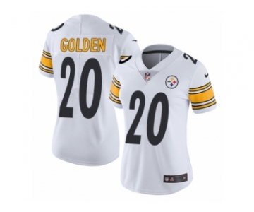 Women Nike Pittsburgh Steelers #20 Robert Golden White Vapor Untouchable Limited Player NFL Jersey