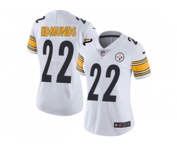 Women Nike Pittsburgh Steelers #22 Terrell Edmunds White Stitched NFL Vapor Untouchable Limited Jersey