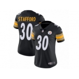 Women Nike Pittsburgh Steelers #30 Daimion Stafford Black Team Color Vapor Untouchable Limited Player NFL Jersey