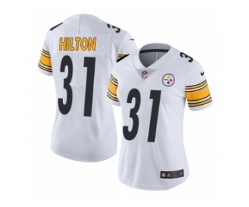 Women Nike Pittsburgh Steelers #31 Mike Hilton White Vapor Untouchable Elite Player NFL Jersey