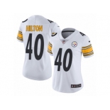 Women Nike Pittsburgh Steelers #40 Mike Hilton White Vapor Untouchable Limited Player NFL Jersey