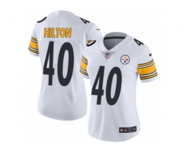 Women Nike Pittsburgh Steelers #40 Mike Hilton White Vapor Untouchable Limited Player NFL Jersey