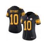 Women's Nike Pittsburgh Steelers #10 Martavis Bryant Limited Black Rush NFL Jersey