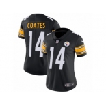 Women's Nike Pittsburgh Steelers #14 Sammie Coates Vapor Untouchable Limited Black Team Color NFL Jersey