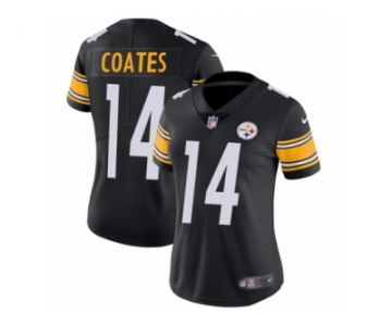 Women's Nike Pittsburgh Steelers #14 Sammie Coates Vapor Untouchable Limited Black Team Color NFL Jersey