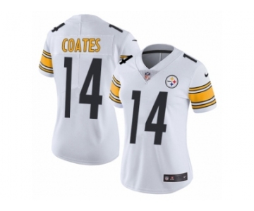 Women's Nike Pittsburgh Steelers #14 Sammie Coates Vapor Untouchable Limited White NFL Jersey