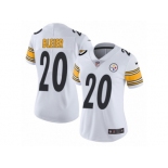 Women's Nike Pittsburgh Steelers #20 Rocky Bleier Vapor Untouchable Limited White NFL Jersey