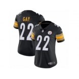 Women's Nike Pittsburgh Steelers #22 William Gay Vapor Untouchable Limited Black Team Color NFL Jersey