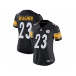 Women's Nike Pittsburgh Steelers #23 Mike Wagner Vapor Untouchable Limited Black Team Color NFL Jersey