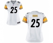 Women's Nike Pittsburgh Steelers #25 Artie Burns White NFL Jersey