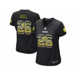 Women's Nike Pittsburgh Steelers #26 Le'Veon Bell Limited Black Strobe NFL Jersey