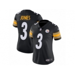 Women's Nike Pittsburgh Steelers #3 Landry Jones Vapor Untouchable Limited Black Team Color NFL Jersey