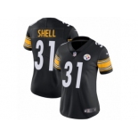 Women's Nike Pittsburgh Steelers #31 Donnie Shell Vapor Untouchable Limited Black Team Color NFL Jersey