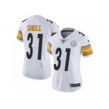 Women's Nike Pittsburgh Steelers #31 Donnie Shell Vapor Untouchable Limited White NFL Jersey