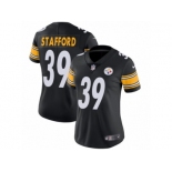 Women's Nike Pittsburgh Steelers #39 Daimion Stafford Black Team Color Vapor Untouchable Limited Player NFL Jersey