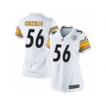 Women's Nike Pittsburgh Steelers #56 Anthony Chickillo Limited White NFL Jersey