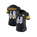 Women's Nike Pittsburgh Steelers #68 L.C. Greenwood Vapor Untouchable Limited Black Team Color NFL Jersey