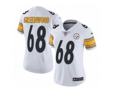 Women's Nike Pittsburgh Steelers #68 L.C. Greenwood Vapor Untouchable Limited White NFL Jersey